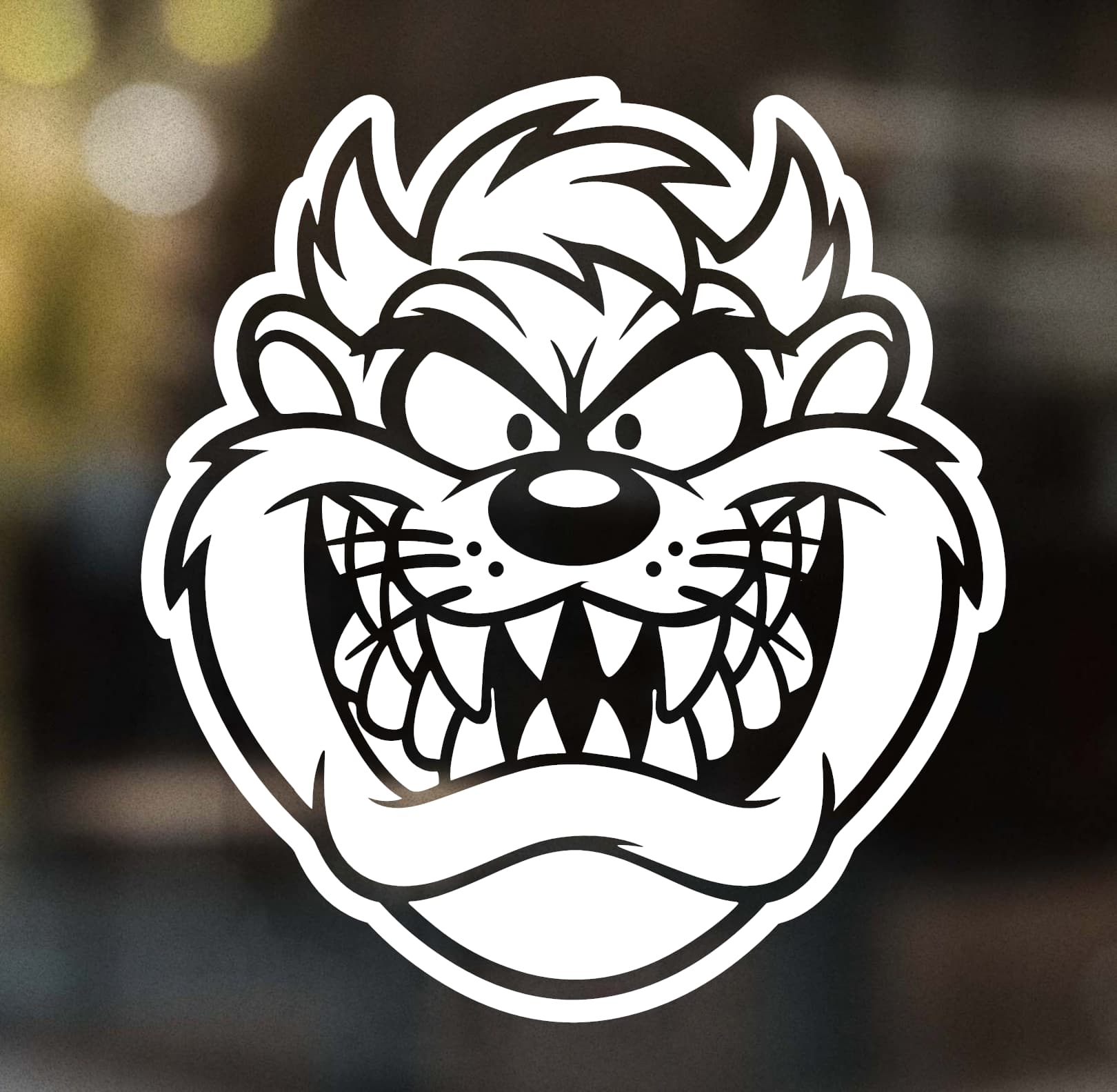 Angry Taz Decal