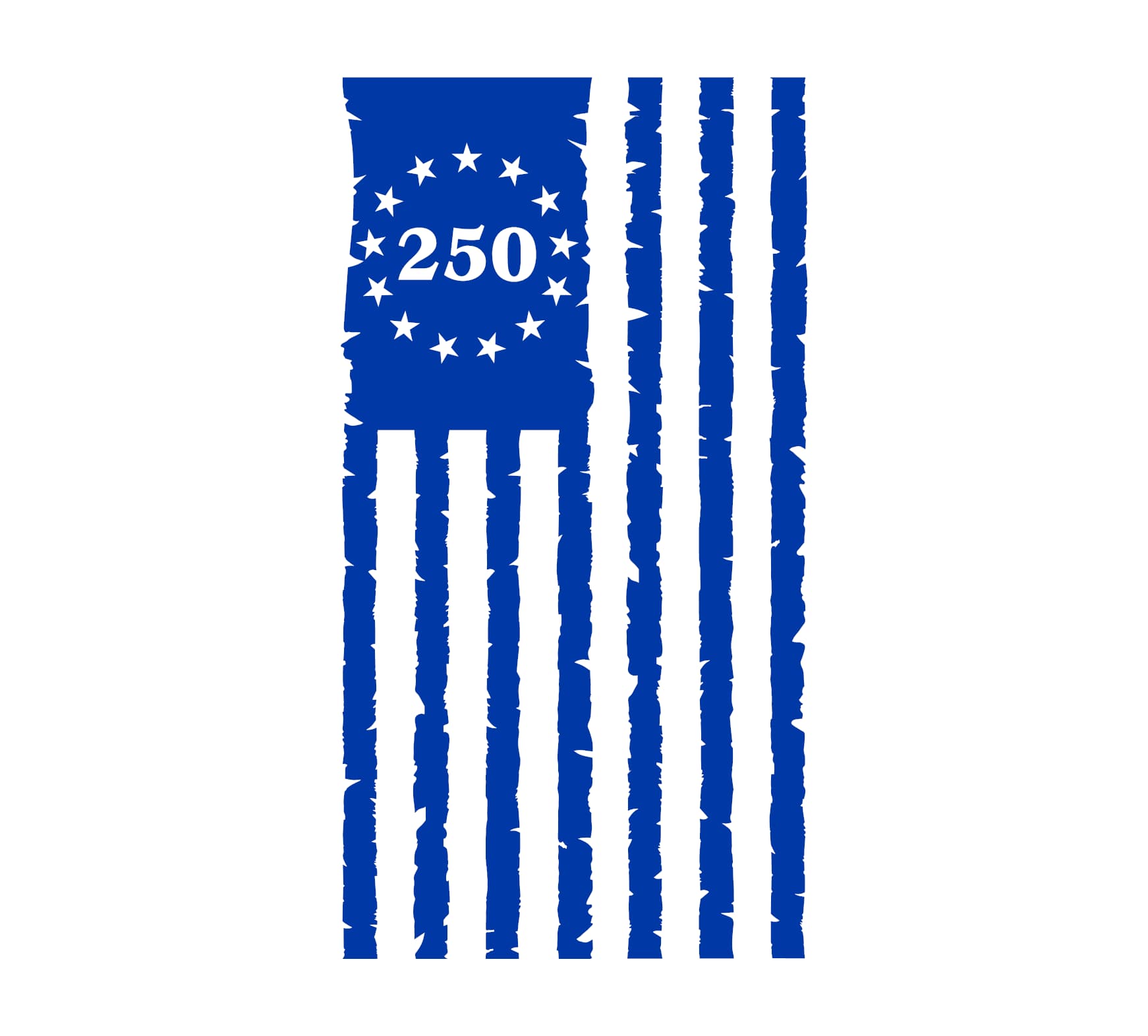 250 Years American Flag Decal - Image 7