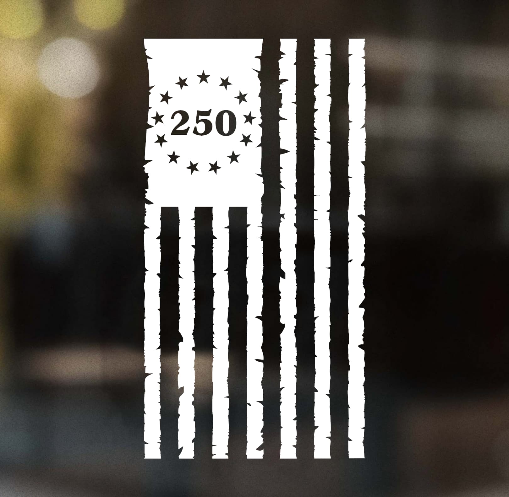 250 Years American Flag Decal - Image 10