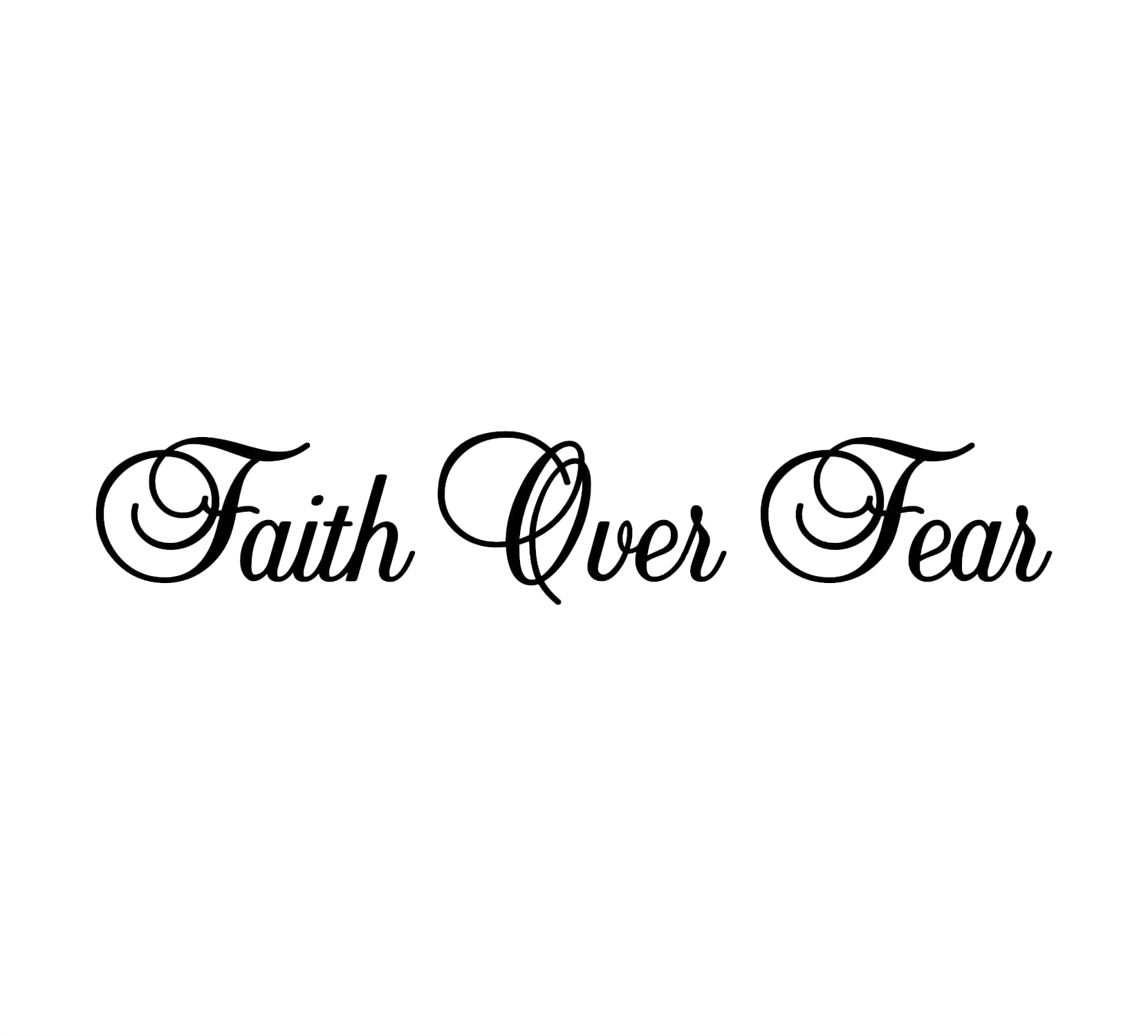 Faith Over Fear Decal - Image 6